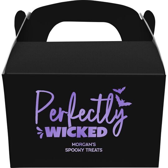Perfectly Wicked Gable Favor Boxes